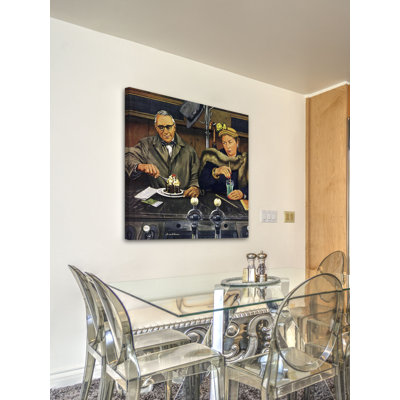 " Soda Fountain Dieter " Painting