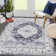Oriental Machine Washable Area Rug with Rubber Backing for Living Room Non-Slip Indoor Carpet Low-Pile Rug for Bedroom Dining Room Hallway Kitchen Office Playroom Nursery