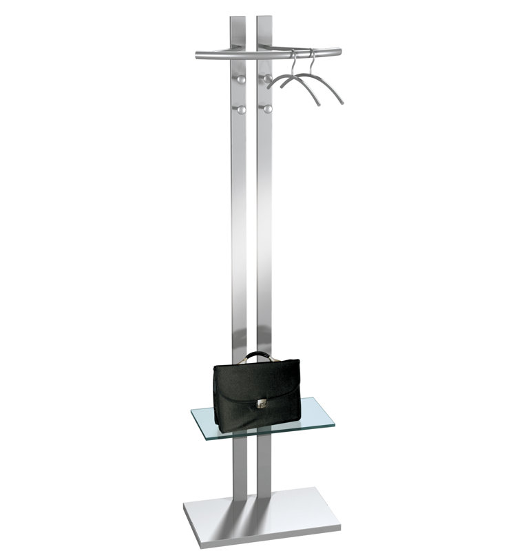 Pyatt Steel Freestanding Coat Rack