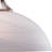 Ibtissem 1-Light Indoor Brushed Nickel Hanging Single Pendant with Alabaster Glass Bowl Shade-885285802