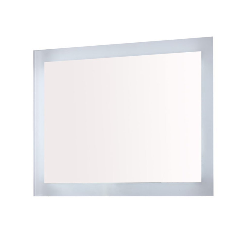 Odonoghue Metal Rectangle Wall Mirror, 27" H x 36" W