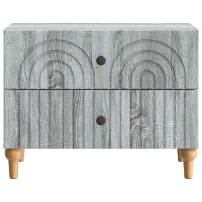 62cm W Manufactured Wood Bedside Table