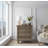 Farmhouse Nightstands Set Of 2 With 4 Drawer,Wood Storage End Table With Hidden Pull-Out Shelf, Large Side Table With 4 Solid Wood Feet And Metal Handle,Easy Assembly-1400425217-1400425218