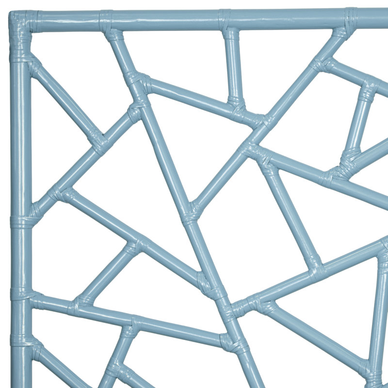 Tiffany Collection Open-Frame Headboard, Queen, Pool Blue