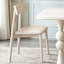 6 - Person White  Rectangular Solid Wood Sintered Stone Tabletop Dining Table Set-493777223-493777220