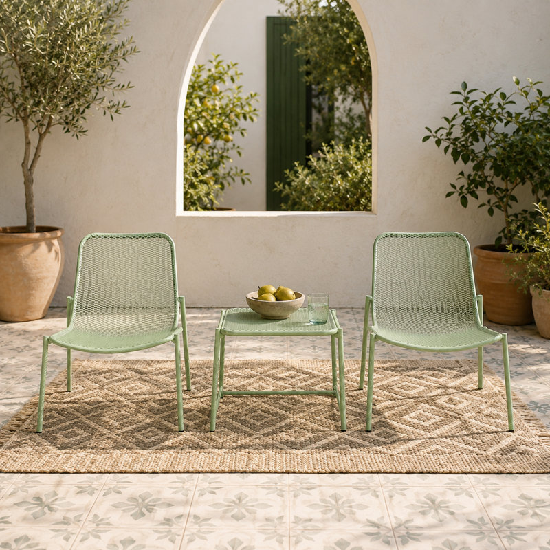 Ensemble de conversation Kincaid, Matte Green