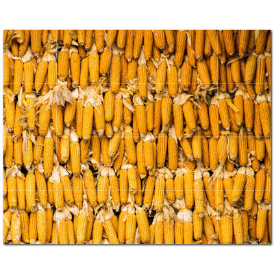 Farm Photo 8'' x 8'' Satin Ceramic Decorative Mural