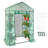 Walk-In Greenhouse With Shelves And PE Cover - 4.6 X 2.4 X 6.7 Ft Portable Plant House With Steel Frame, Doors, And Windows | Gift Idea-125908034