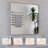 Lesamuel Filleted Corner Wall Mounted Bathroom and Vanity Mirror with Aluminum Frame-196377377-196377378-200007164