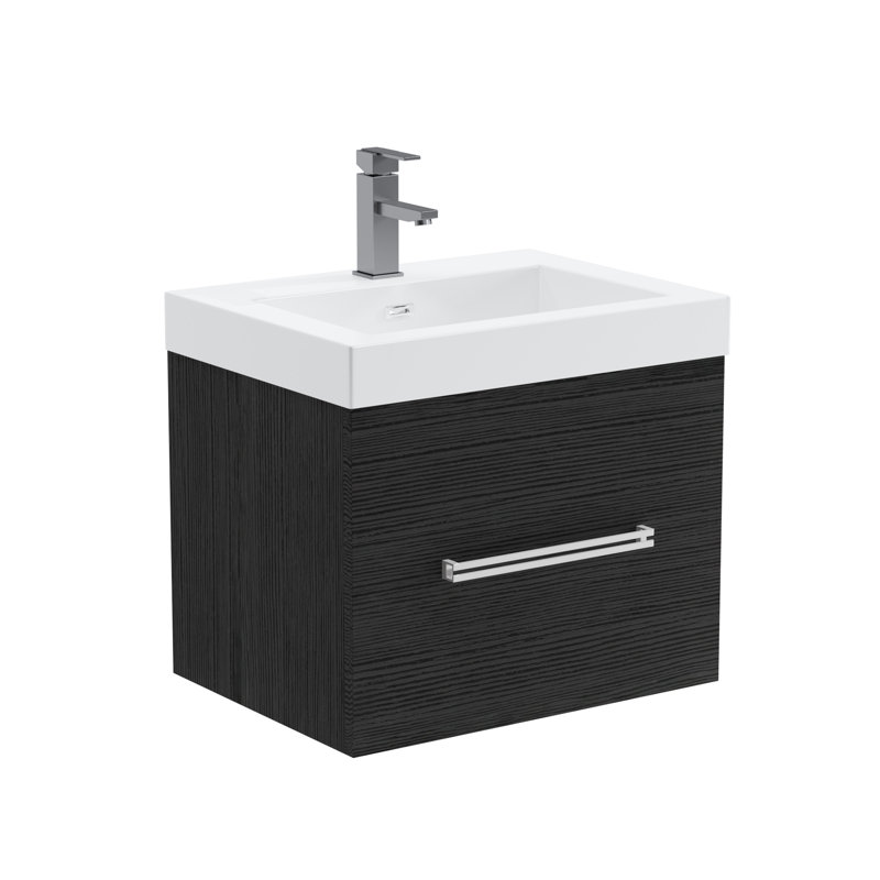 Meuble-lavabo de salle de bain simple 24 po Anya
