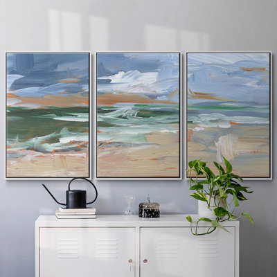 Painter's Composition Study II, encadré sur toile, 3 pièces