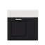 Meuble-lavabo flottant mural de 21,8 po avec meuble-lavabo, grand tiroir et tablette réglable-2044559297