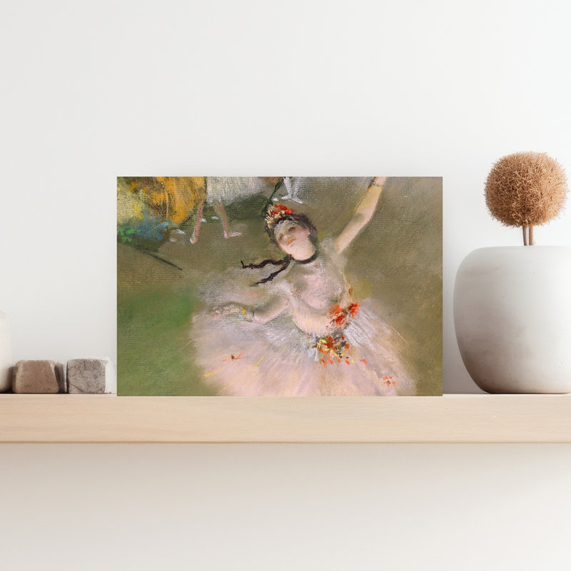 Danseur sur scène, reproduction d'art classique classique contemporaine, H 12 po x l 18 po