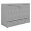 Lit escamotable compact avec tiroir et prise de courant pratique et ports de charge USB-126671679