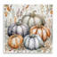 «Watercolor Pumpkin Harvest», plaque murale par Creative Studio