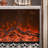 Walnut Solid Wood Freestanding Electric Fireplace
