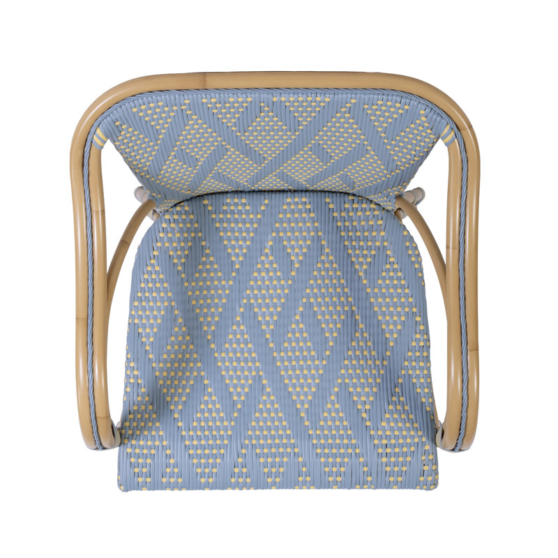 Cliff Outdoor Arm Chair, Cliff Outdoor Arm Chair, Blue & Yellow