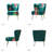 Mccowan Felicia Velvet Barrel Chair with Tufted Back-479173020