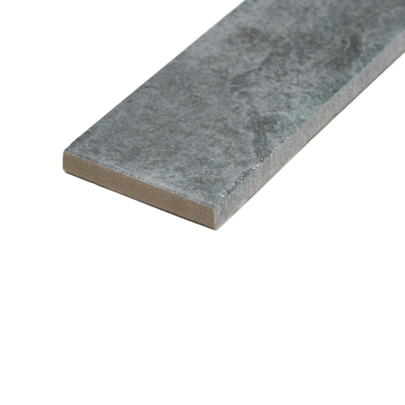 Mirage 2" x 10" Zellige Porcelain Wall Tile, Light Gray