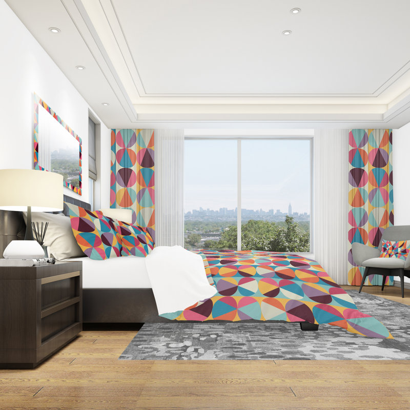 Ensemble de housse de couette moderne, Housse de couette très grand + 2 taies décoratives