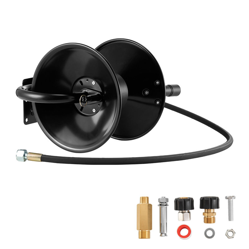 Steel Wall Mounted Optional Hose Reel