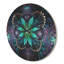 Horloge murale Fractal Flower-63618187