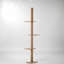 Arbre à chat PawHut réglable du sol au plafond avec poteaux à griffer en sisal et plateformes moelleuses pour un confort et un jeu optimaux pour votre chat.-648286408-648286409
