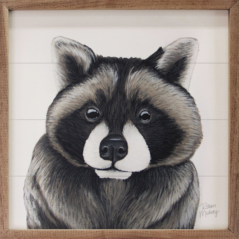Raccoon By Robin Sue Studio, H 4 po x l 4 po