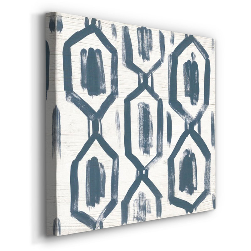 Signaux décoratifs II - Toile tendue avec châssis de qualité supérieure - prête à être accrochée
