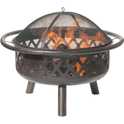 Zacery Round Wood Burning Smokeless Fire Pit