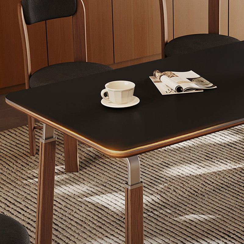 Simple and fashionable creative dining table, 29.52”H × 59.05”L × 31.49”W