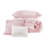 4 Pieces Twin/Twin XL Comforter Set,Pink-131299413-131299414
