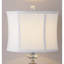 Lampe de table en cristal K9 avec abat-jour en lin blanc cassé et accents en nickel poli diamant de 25,75 po Diamond Grand Torch - ensemble de 2