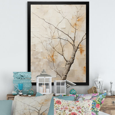 " Minimalism Sycamore Tree Landscape I "