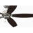 Aire Deluxe 52 inch Indoor Ceiling Fan - Brushed Nickel with Reversible Cherry/Dark Walnut blades-16624119