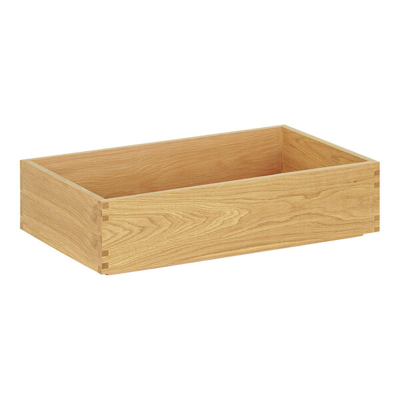 Cal-Mil Sydney Oak Display Box 23106-12201-21 WS-211CC1231061220120, Beige, 5.7" H x 11.4" W x 19" D