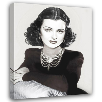 ArtDirect Hollywood Photo Archive Gallery Wrapped Canvas Art Titled: Joan Bennett