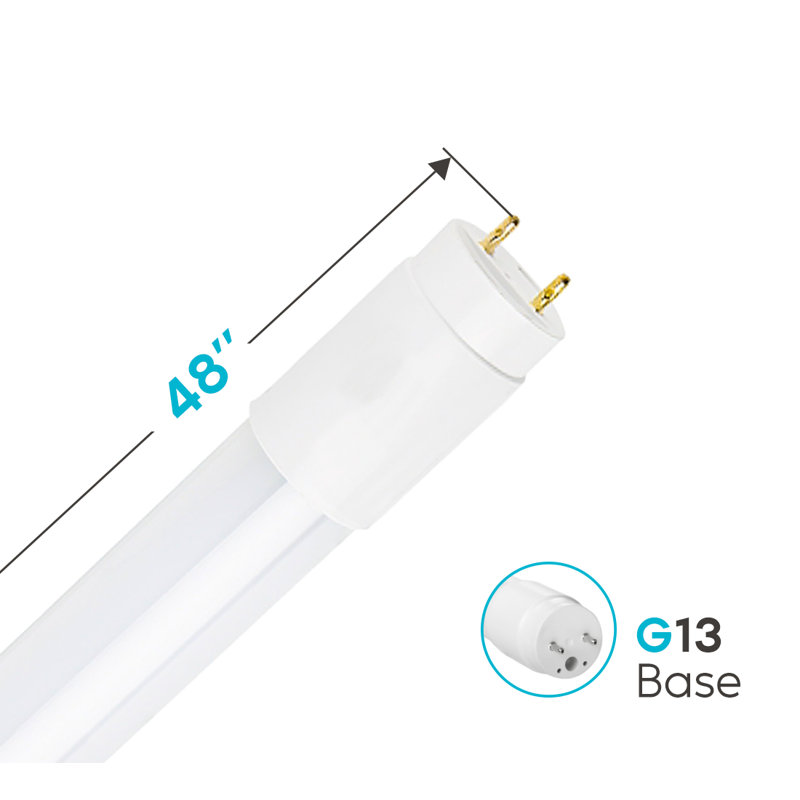 18 W (équivalent à 32 W), ampoule à DEL T8, à intensité variable, culot G13 / à deux broches, 3 000 K