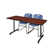 Kobe T-Base Training Seminar Table, 2 Zeng Stack Chairs
