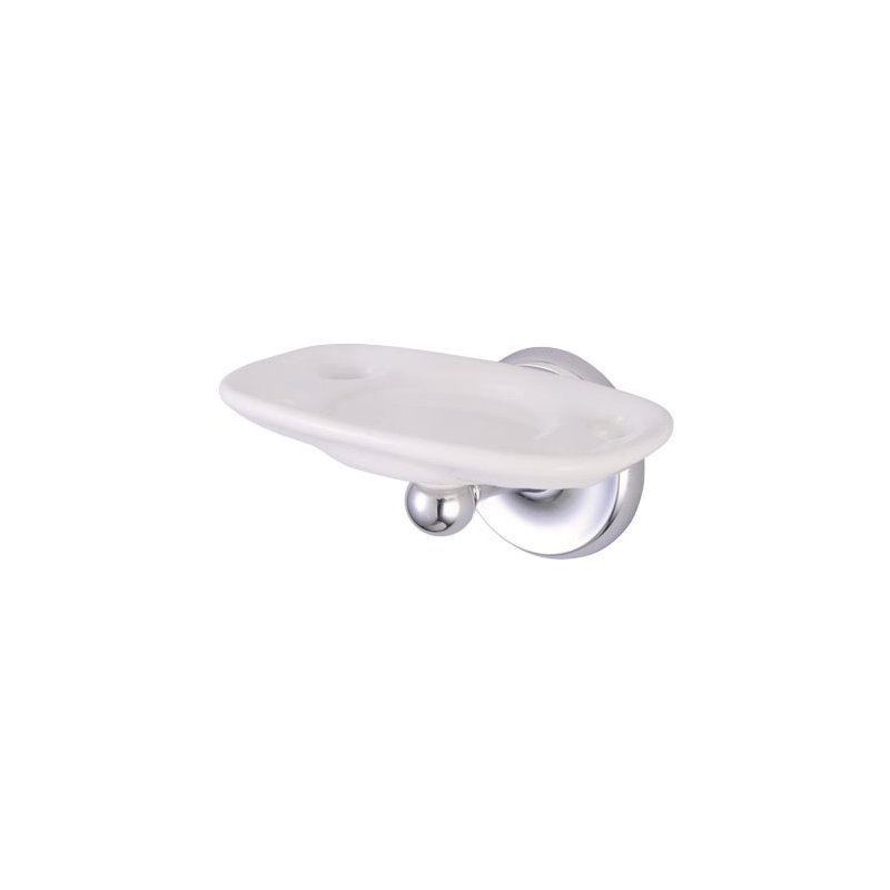 Petosky Toothbrush & Tumbler Holder, Polished Chrome