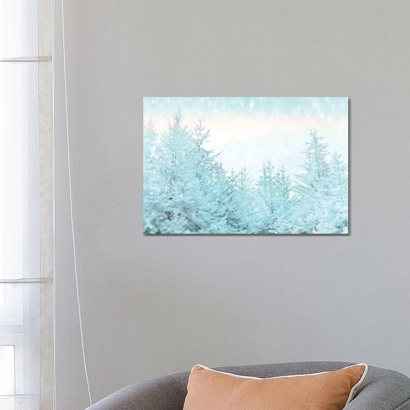 Blue Forest - Wrapped Canvas Print, 66.04 cm H x 45.72 cm W x 3.175 cm D