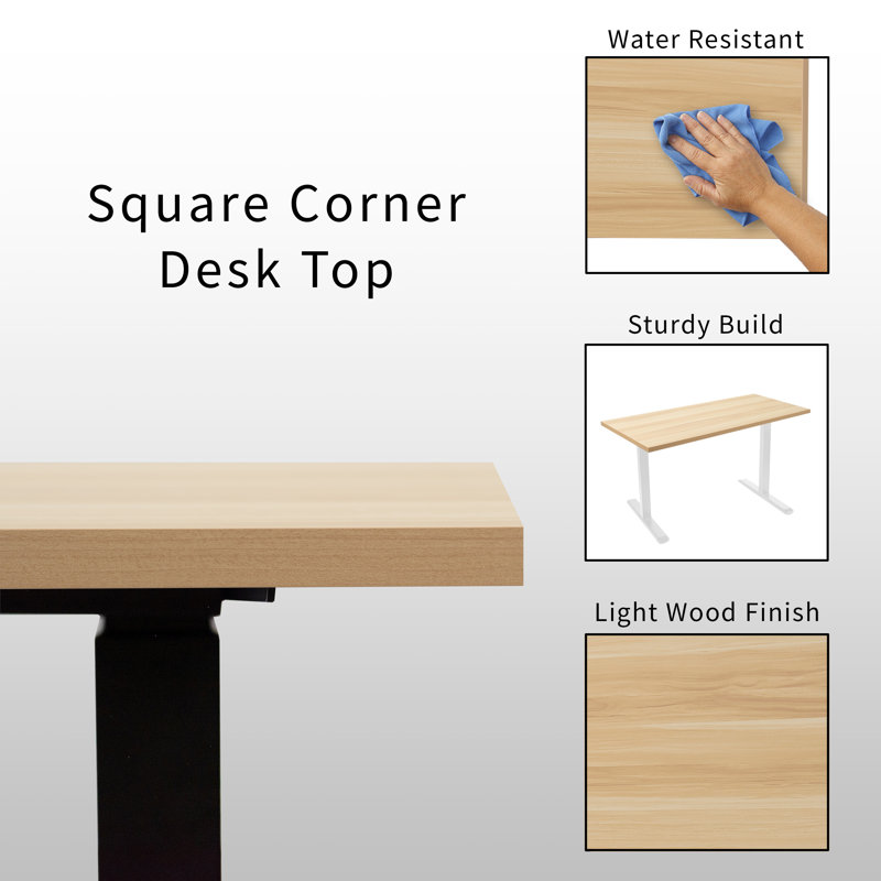 VIVO 55'' x 24'' Light Wood Particle Board Table Top