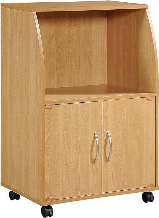 Mikhel Wood Kitchen Island, Beech