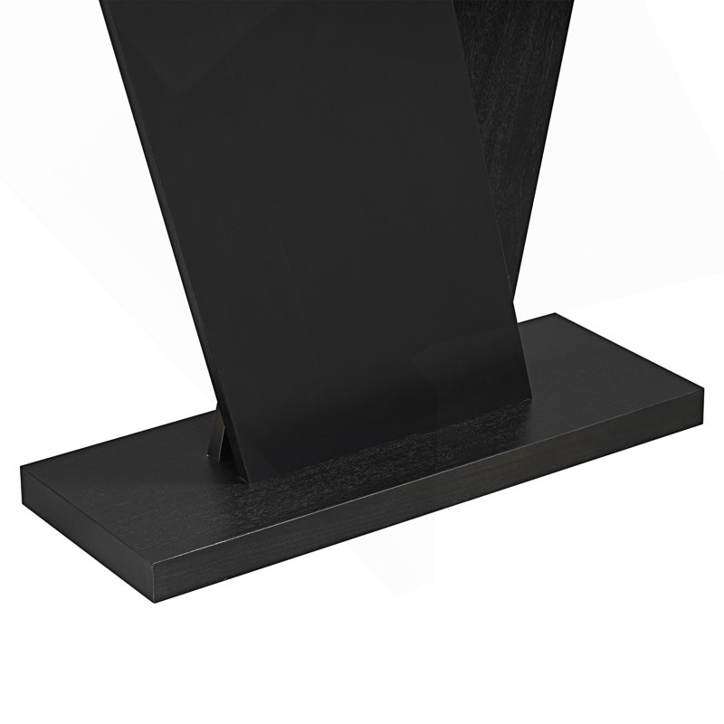 Console Modern V-Base, Noir, noir, noir, noir