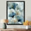 Watercolor Pants Flowers In Meadow - Plants, art mural sur toile, art mural encadré botanique blanc