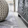 Mashawna Blocks Modern Geometric Light Gray/White Rug