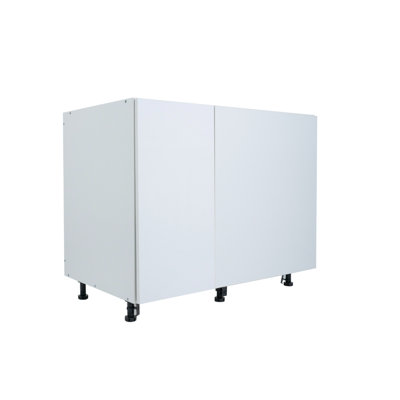 Everest Ready to assemble Shaker White 42 in. Blind Corner Base Kitchen Cabinet (42. in. W x 24 in. D x 34.50 in. H)