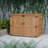 HEAVY DUTY Cedar Horizontal Trash Can and Recycling Storage Shed-107312762