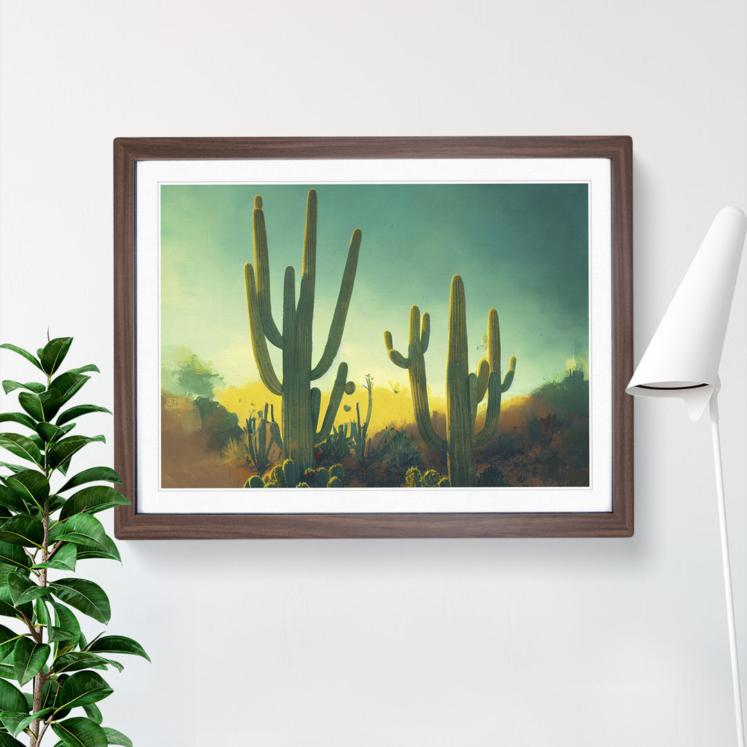 Cactus Desert View Vol.2 - Single Picture Frame Print