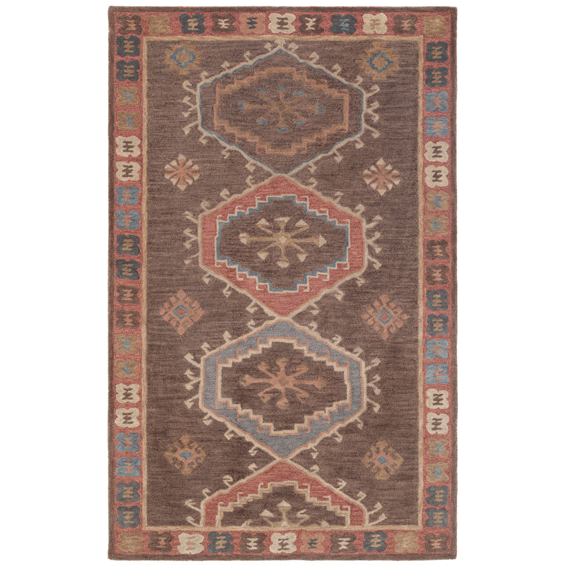 Tapis en laine touffeté à la main, Rectangulaire 2 pi x 3 pi
